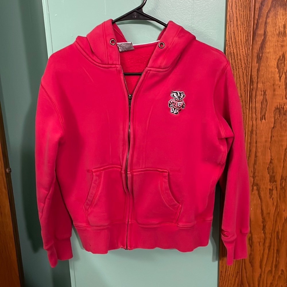 Small Colosseum Wisconsin Badger Zip-Up